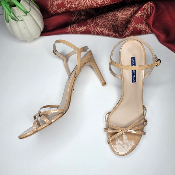 Stuart Weitzman Starla 80 Heels Size 9.5 Adobe - Picture 1 of 16